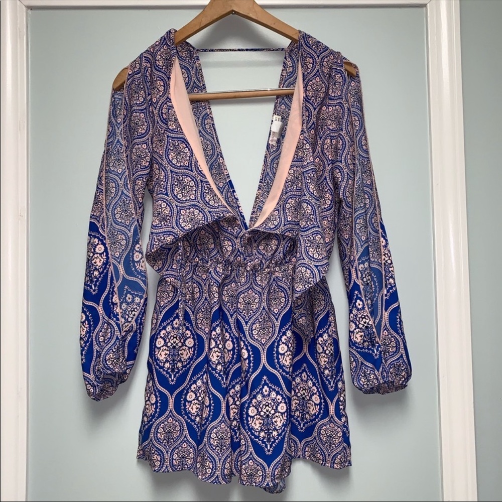 A’GACI front knot romper - Picture 6 of 7